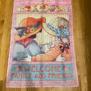 Welcome Garden Flag
